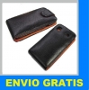 FUNDA DE CUERO PARA SAMSUNG I9000 GALAXY S NEGRA